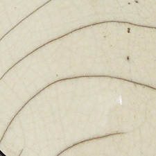 détail d'une poterie raku